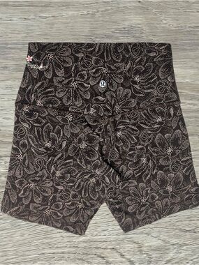 Lululemon Align Shorts 6” Magnolia Pink Multi Nulu High Rise NWT Size 6